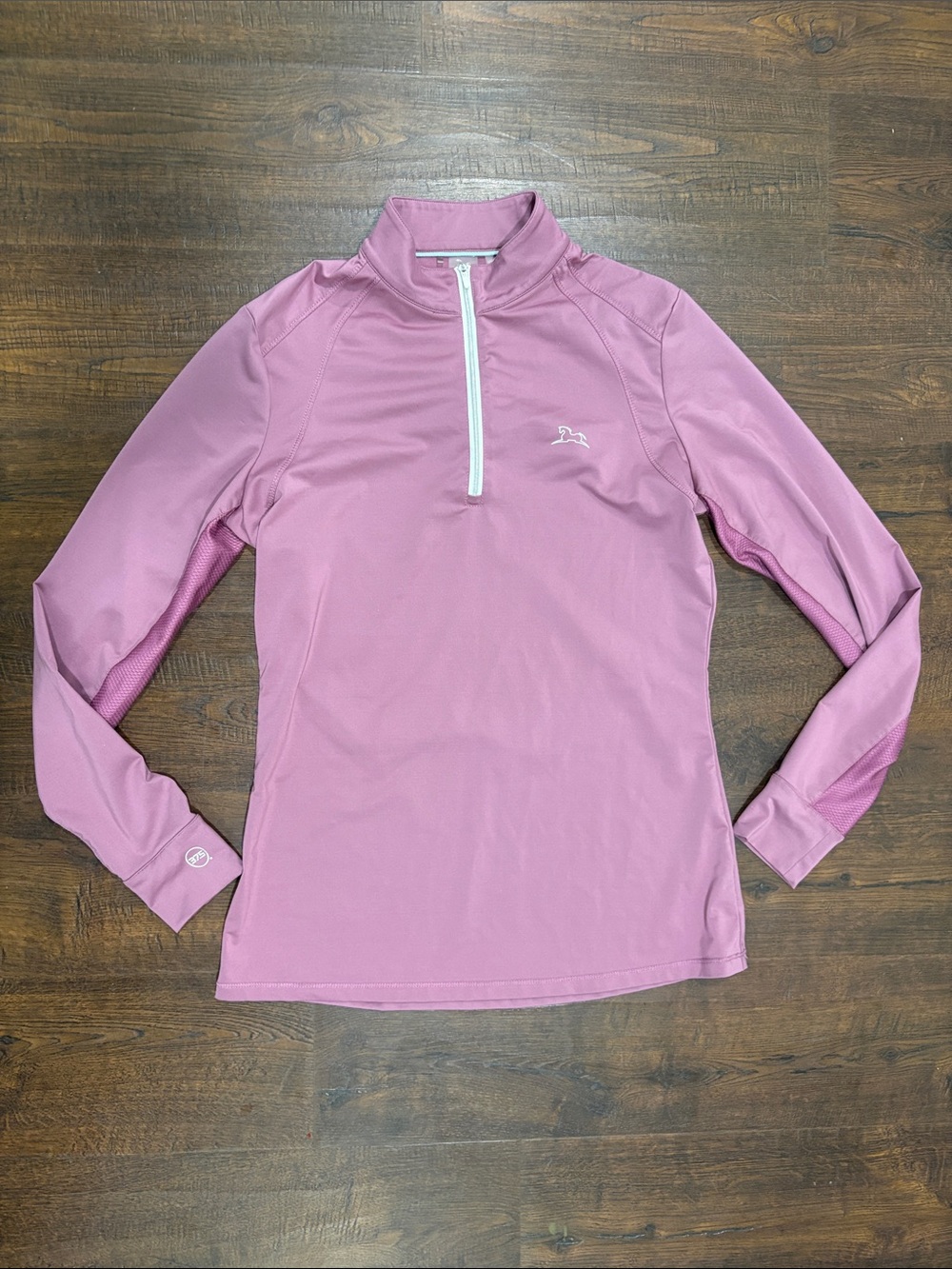 RJ Classics women’s long sleeve quarter zip top medium